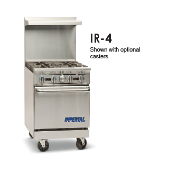   IMPERIAL- PRO SERIES | 24” RANGES Model CIR-4