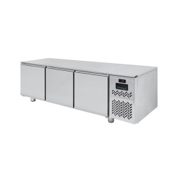 3 Doors 490 Low-boy Freezer counter LOWBOY PPCT633DBSPFL No Worktop