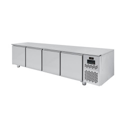 4 Doors 490 Low-boy Refrigerated counter LOWBOY PPCT634D2SPFL No Worktop