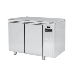 2 Doors 700 Remote Slim Refrigerated counter PLUS PPCT702GNSRFL with Worktop