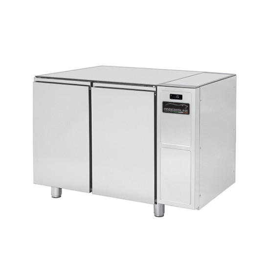 2 Doors 700 Remote Slim Freezer counter PLUS PPCT702GTSRSPFL No Worktop