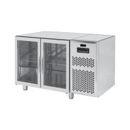 2 Glass Doors 760 Freezer counter PLUS PPCT7A2ANGLSPFL No Worktop