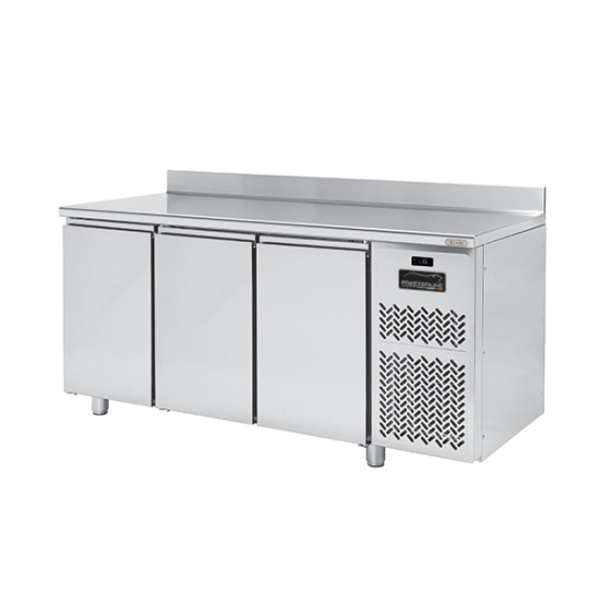 3 Doors 700 Stainless Steel Freezer PLUS PPCT703DBALFL Splashback