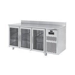 3 Glass Doors 600 Remote Chiller counter PLUS PPCT603GNMRGLALFL Splashback