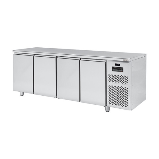 4 Doors 600 Remote Chiller counter PLUS PPCT604GNMRFL with Worktop