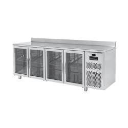 4 Glass Doors 700 Remote Chiller counter PLUS PPCT704GNMRGLALFL Splashback